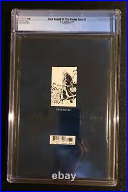 Dark Knight III The Master Race 7 Jim Lee 1 In 500 Variant Cgc 9.8 Rare Dk