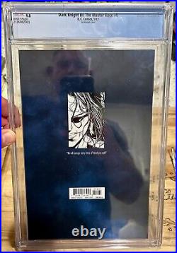 Dark Knight III The Master Race #8 CGC 9.8 1500 Lee Variant! Batman HTF