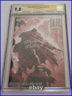Dark Knight III The Master Race #9 CGC 9.8 SS Andy Kubert/Frank Miller Cover
