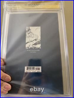 Dark Knight III The Master Race #9 CGC 9.8 Signed & Sketch By Jim Lee