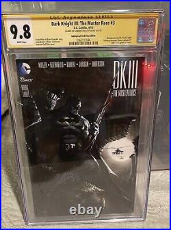 Dark Knight III The Master Race DC Comics CGC 9.8 Signed by Dell Otto NM+