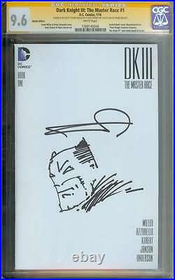 Dark Knight III The Master Race (dk3) #1 Cgc 9.8 // Sketch By Frank Miller (6)