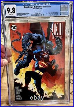 Dark Knight III the Master Race #6 CGC 9.8 Jim Lee 1500 Variant