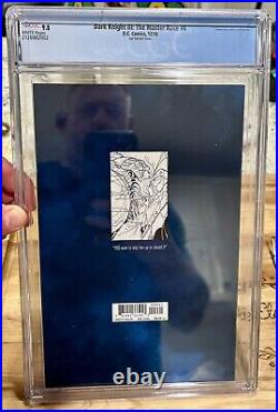 Dark Knight III the Master Race #6 CGC 9.8 Jim Lee 1500 Variant