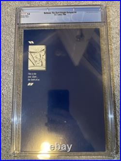Dark Knight Rises 1, 2 & 4 (Missing 3) CGC Frank Miller
