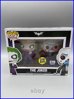 Dark Knight The Joker Glow 2 pack DAMAGED BOX SEE PICS