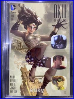 Dark Knight The Master Race #3 CGC SS 9.8 3X SIGNED GAL GADOT, FRANK MILLER +