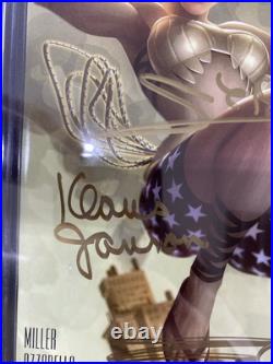 Dark Knight The Master Race #3 CGC SS 9.8 3X SIGNED GAL GADOT, FRANK MILLER +