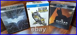 Dark Knight Trilogy + Batman Anthology(4K+Blu-ray)+Animation Films-NEW-Free S&H