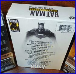 Dark Knight Trilogy + Batman Anthology(4K+Blu-ray)+Animation Films-NEW-Free S&H