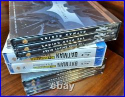 Dark Knight Trilogy + Batman Anthology(4K+Blu-ray)+Animation Films-NEW-Free S&H