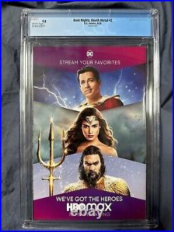 Dark Nights Death Metal #2 1100 Capullo Variant Cgc 9.8 1st App, Darkest Knight