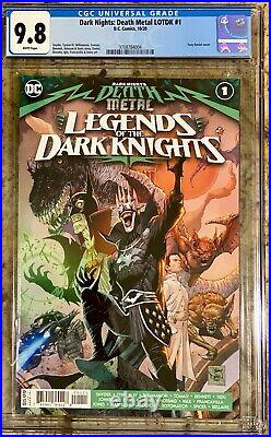 Dark Nights Death Metal Legends Of The Dark Knight #1 125 Variant Cgc 9.8 + Reg