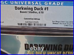 Darkwing Duck #1 CGC 9.6 Boom Comic 2010 SDCC Dark Knight Returns Con Variant