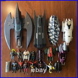 Dc Collectibles Batman Animated Series Loose Lot + 5 Vehicles Batwing Batmobile