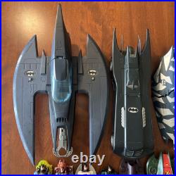 Dc Collectibles Batman Animated Series Loose Lot + 5 Vehicles Batwing Batmobile