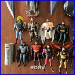 Dc Collectibles Batman Animated Series Loose Lot + 5 Vehicles Batwing Batmobile