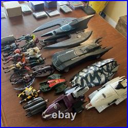 Dc Collectibles Batman Animated Series Loose Lot + 5 Vehicles Batwing Batmobile