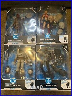 Dc Multiverse Mcfarlane The Dark Knight set Collect to Build Bane Complete