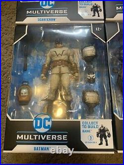 Dc Multiverse Mcfarlane The Dark Knight set Collect to Build Bane Complete
