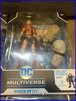 Dc Multiverse Mcfarlane The Dark Knight set Collect to Build Bane Complete