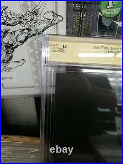 Death Metal Legends Of The Dark Knights1 CGC SS 8.5 sketch by Latique Curry