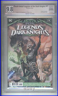 Death Metal Legends of The Dark Knight #1 PGX 9.8 SS SIGNED BY TONY DANIEL