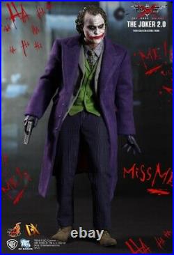 Dhl 1/6 Hot Toys Dx11 DC Batman The Dark Knight Joker (2.0) Collectible Figure