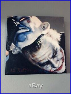 Eli Rutten Joker Painting Heath Ledger Batman The Dark Knight Christian Bale