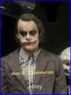 FIRE Bank Robber Joker Batman 1/6 Action Figure A026 2 Heads Collectible Dolls