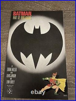 FIRST PRINT Dark Knight #1-4. The Dark Knight Returns Signed By Miller & Others