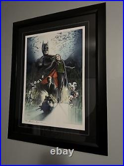 FRAMED Sideshow BATMAN THE DARK KNIGHT 18 X 24 # 125 of 300 BRIAN ROOD