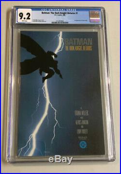 FRANK MILLER 1986 1st Print BATMAN THE DARK KNIGHT RETURNS #1 CGC 9.2 DC COMIC