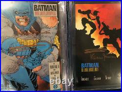 FRANK MILLER 4 BOOK SET SIGNED Batman The Dark Knight Returns 1 2 3 4 CGC 9.6 SS