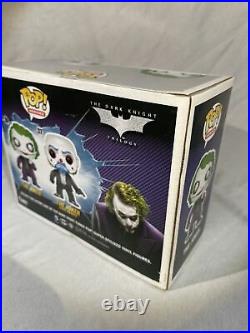 FUNKO POP! 2 Pack- The Dark Knight JOKER Gemini GITD Glows in the Dark Clown