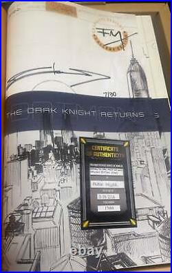 Frank Miller Signed BATMAN THE? DARK? KNIGHT? RETURNS Gallery Edition 7/30