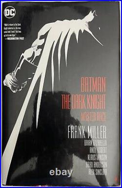 Frank Miller Sketch 2017 DC Comics BATMAN The Dark Knight Master Race Hardcover