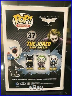 Funko POP! Heroes #37 The Joker (Bank Robber) from The Dark Knight NIB