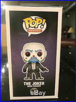 Funko POP! Heroes #37 The Joker (Bank Robber) from The Dark Knight NIB