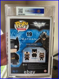 Funko POP! Heroes The Dark Knight Rises #19 Batman (Blue Box) VAULTED! RARE