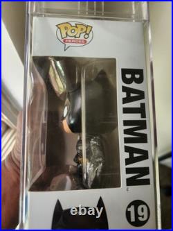 Funko POP! Heroes The Dark Knight Rises #19 Batman (Blue Box) VAULTED! RARE