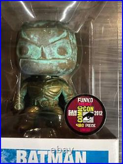Funko POP! Heroes The Dark Knight Rises Batman Patina (2012 SDCC/480 PCS)D