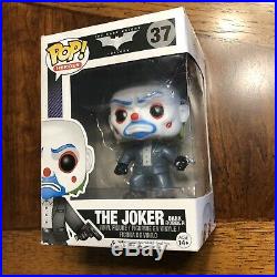 Funko POP! The Dark Knight Bank Robber Joker # 37 Rare (Damaged Box)