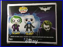 Funko POP The Dark Knight The Joker 2-Pack Glow Gemini Exclusive Box Damage