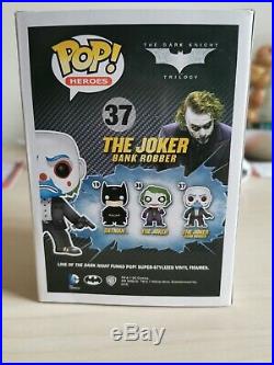 Funko POP! The Joker BANK ROBBER RARE #37 (The Dark Knight Trilogy) Near Mint