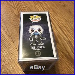 Funko POP Vinyl DC The Dark Knight Bank Robber Joker #37 Rare Retired + Stacker