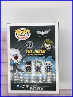 Funko Pop! Bank Robber Joker #37 The Dark Knight Authentic w stack SHELF WEAR F2