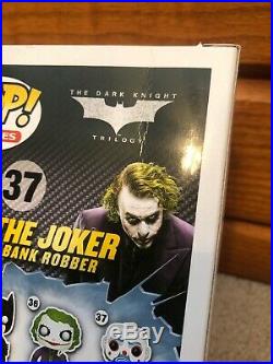 Funko Pop! Batman The Dark Knight Trilogy Bank Robber Joker #37 Vaulted/Retired