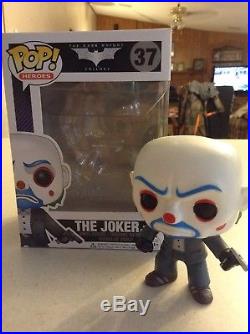 Funko Pop! DC Heroes The Dark Knight Movie The Joker Bank Robber #37 Vaulted