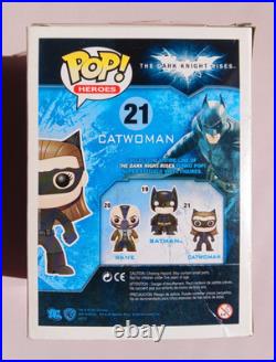 Funko Pop! DC Super Heroes The Dark Knight Rises Catwoman #21 Vaulted 2012